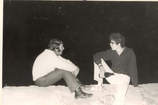 1971 Getting Souren drunk, Kyrenia harbour wall