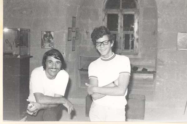 1971 Iacovos and Souren inside the Castle