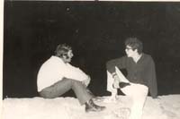 1971 Getting Souren drunk, Kyrenia harbour wall