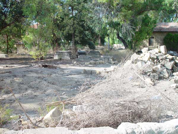 View of Cemetary looking North