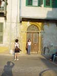 Ani outside her house