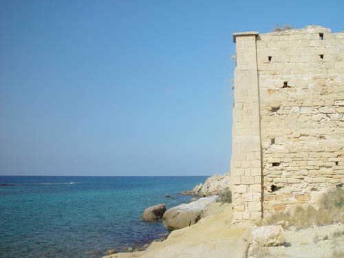 Carob warehouse on beach 2