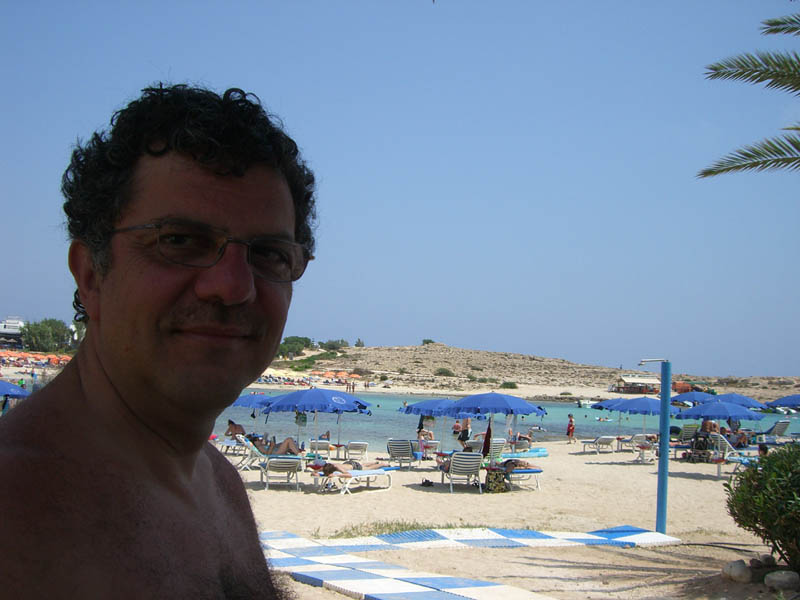 On teh beach at Sandy Bay