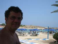 On teh beach at Sandy Bay