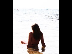 27   girl on beach